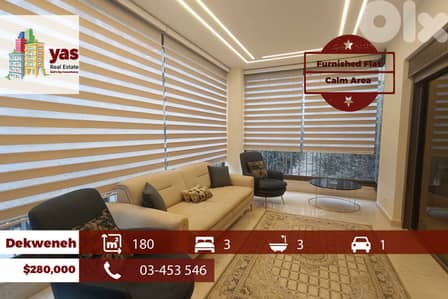 Dekweneh/Cityrama 180m2 | Furnished | High End | Classy Area | AA/TYT