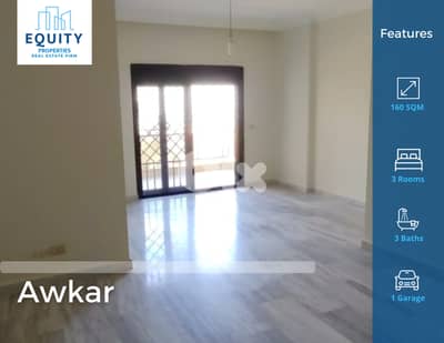 160 SQM Apartment For Rent In Awkar شقة للإيجار #MH21121