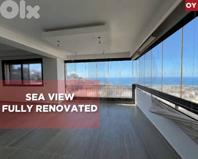 parking, sea and mountain view, renovated, Mtayleb/مطيلب REF#OY133686