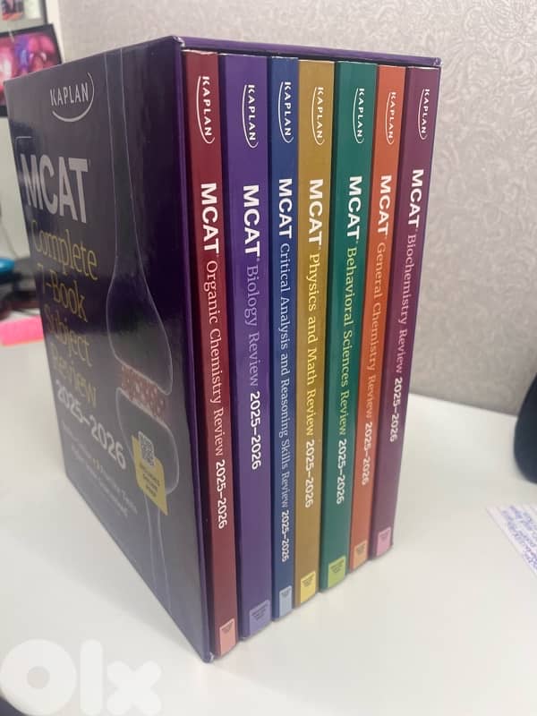 MCAT Kaplan complete 7-Book subject review study guide 2025-2026 1