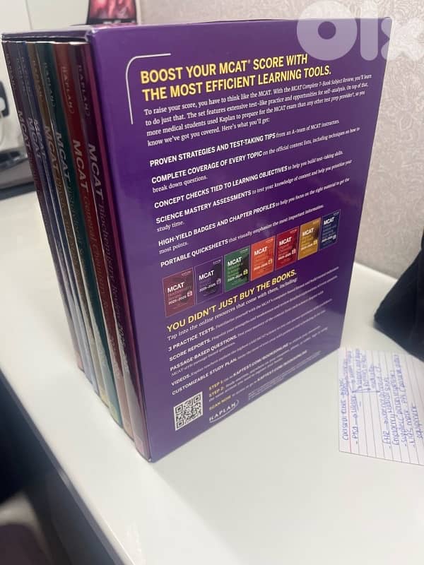 MCAT Kaplan complete 7-Book subject review study guide 2025-2026 2