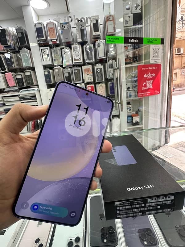 S24 plus 512g like new with box 1