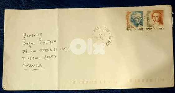 Italy 1938 WWII posted cover to France