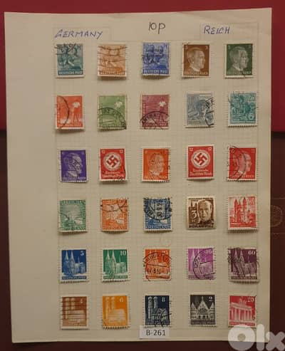 Germany Reich Nazi 30 stamps Lot# B-261