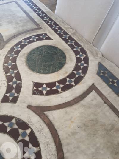 Solid Marble 150 year old Dining Room Table Top