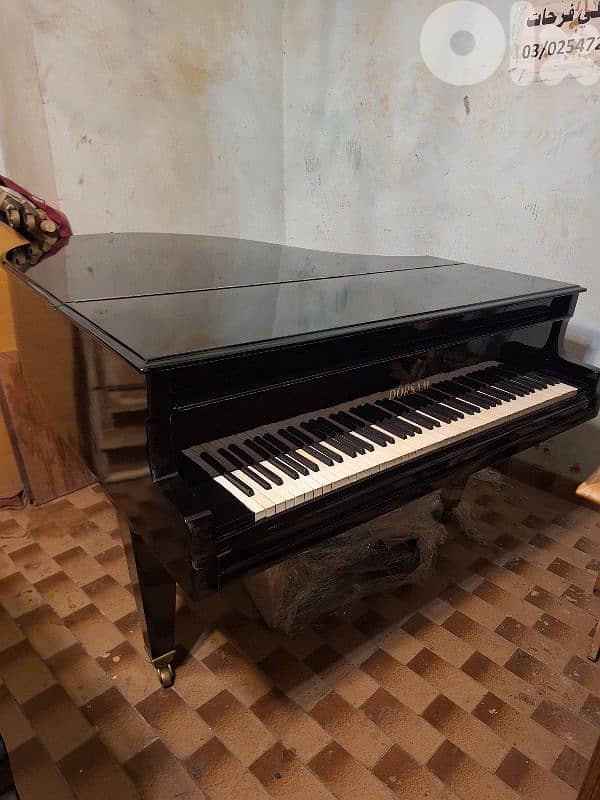 piano baby grand glossy black coloured tuning warranty 8