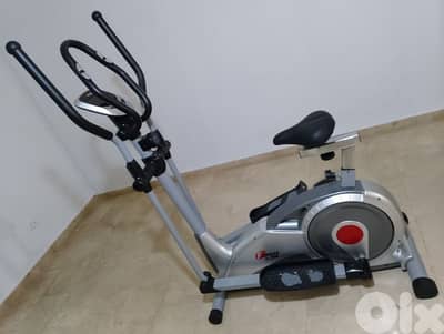 For sale, Magnetic two-in-one elliptical & exercise trainer machine