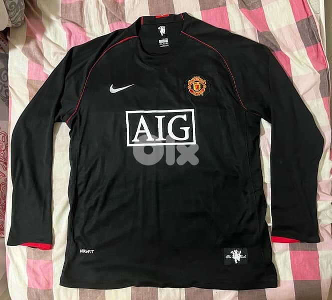 manchester united 2008 third black nike jersey ronaldo 7 1