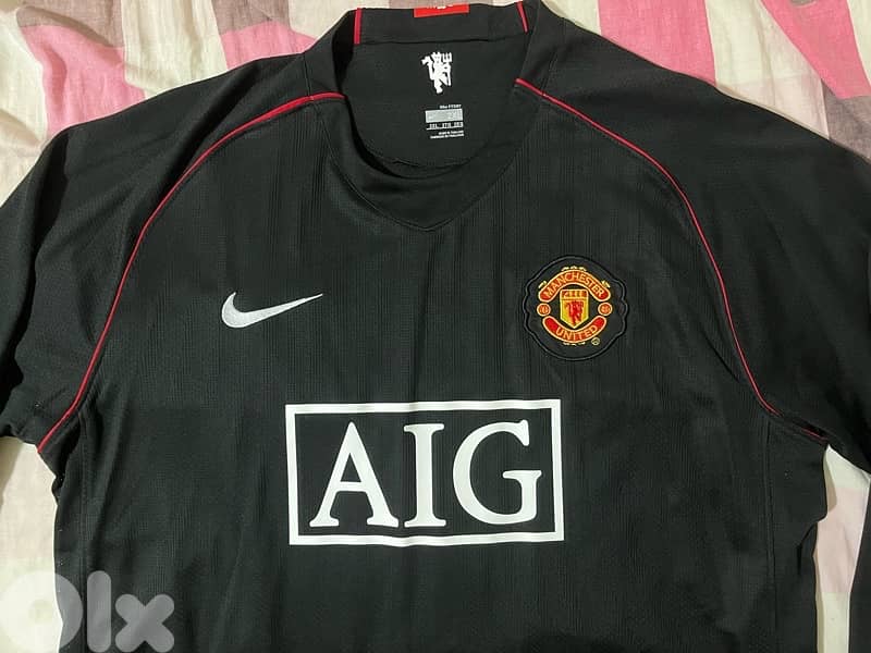 manchester united 2008 third black nike jersey ronaldo 7 5