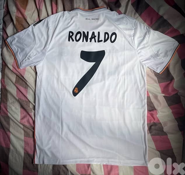 real madrid 2013 ronaldo home adidas shirt 2