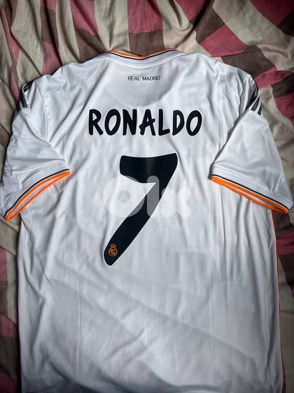 real madrid 2013 ronaldo home adidas shirt 3