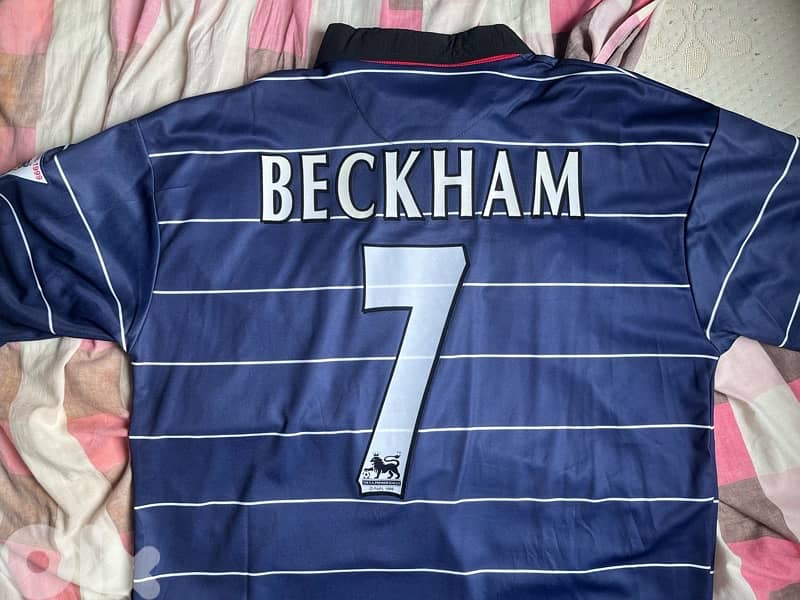 Manchester United 1999 kit beckham 7 2