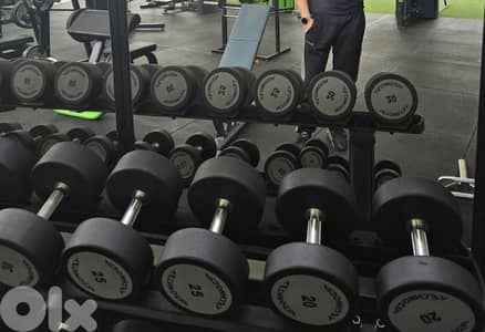 Dumbbells TECHNOGYM  Amercene like  دامبلز ساري امركاني شبه جديد