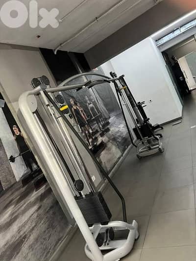 Cross cable use great Condition 03 027072 GEO GYM EQUIPMENT  كروس كيبل