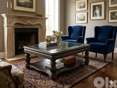 طاولة خشب ريزين اصلي