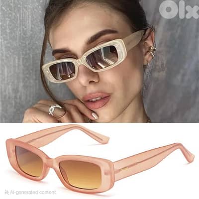 Przene Retro Mid -size rectangular women  sunglasses