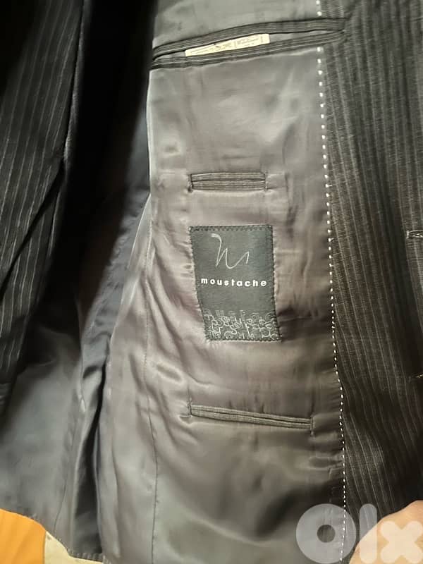 moustache suit ( blazer with pant barely used 2