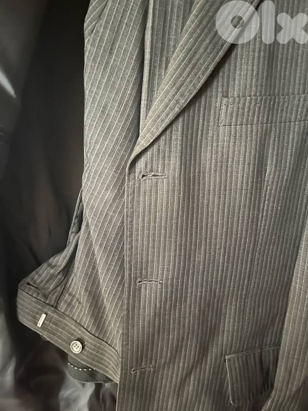 moustache suit ( blazer with pant barely used 4