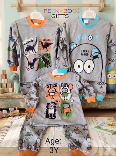 Boys Set 3 Pcs  Age 3 Years