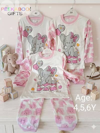 Giril Set 3 Pcs 4,5,6 Years
