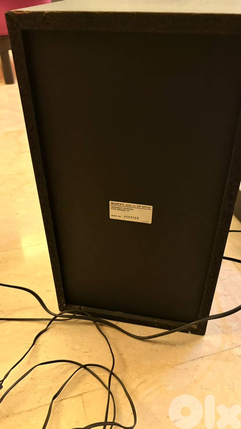 50” Panasonic TV PLASMA + Sony Home Theater System not smart 4