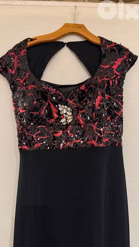 black and red formal dress 1