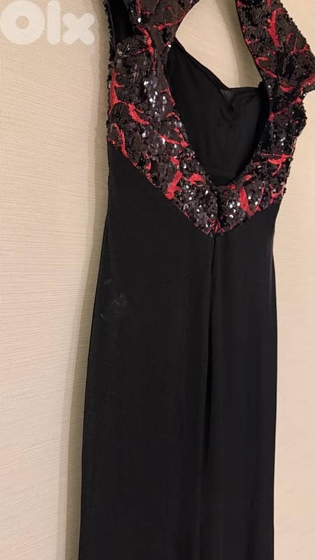 black and red formal dress 4