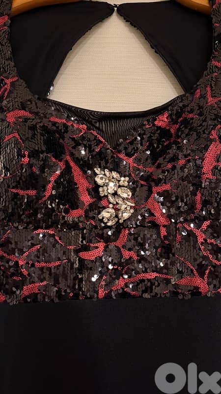 black and red formal dress 7