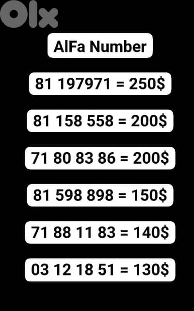 special AlFa Number