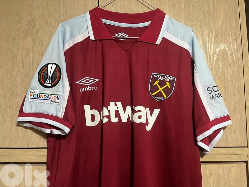 westam united rice 41 umbro kit 1