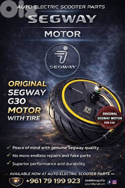 electric scooter orginal Segway g30 motor