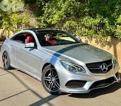 Mercedes-Benz E 250 coupe 2014 silver/red ( 70/062004 )