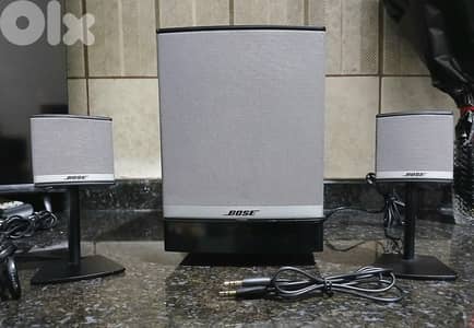 Bose home theater surround system speakers and subwoofer