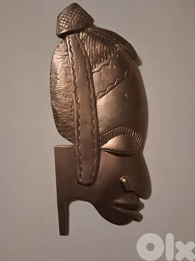Sculpture visage africain