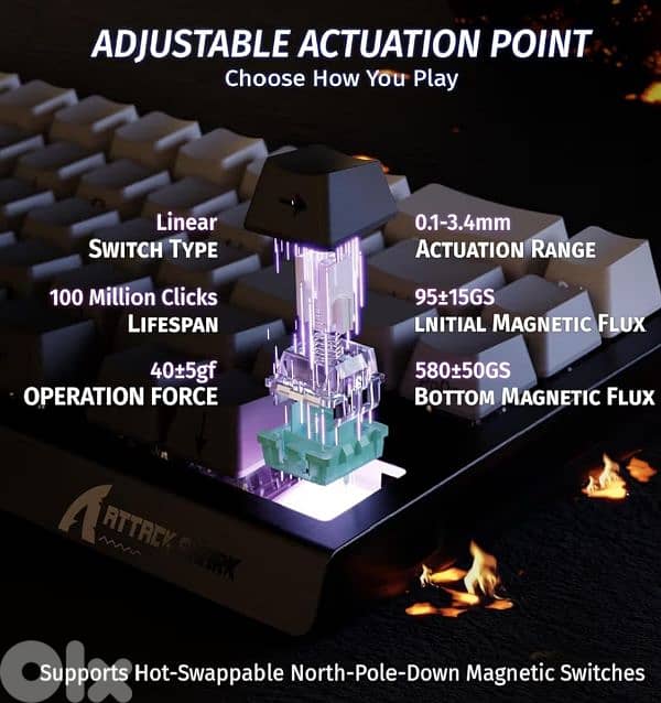 Attack shark x68 he Moonlight night 2