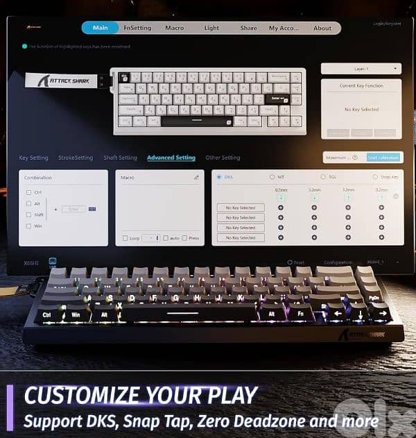 Attack shark x68 he Moonlight night 4