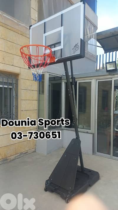 Now 330$ before 390$ Movable basketball hoop  (Backboard 140x80cm)
