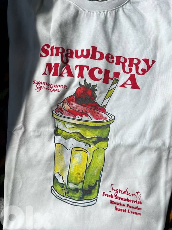 new Tshirt Matcha print 2