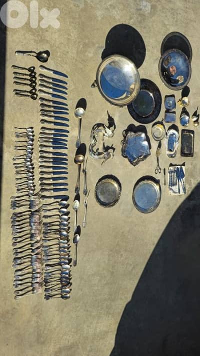 Silver plated Cultery اواني فضة $400