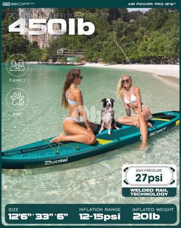 paddle board surfing board paddle boat new حسكة 1