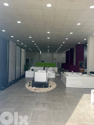 Showrooms and warehouses for rent in Amchit, Beirut Highway.