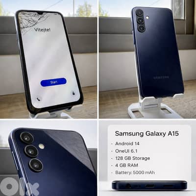 Samsung Galaxy A15 – 4GB RAM / 128GB Storage