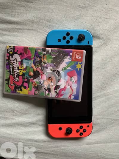 Broken Nintendo switch 1 +game