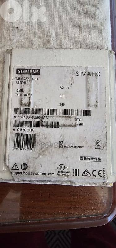 siemens memory card plc 4 mb 50$ (bl sou2 a72a 130$)