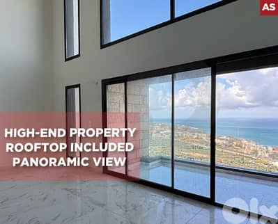 panoramic view, private parking, roof, Balamand/البلمند REF#AS133690