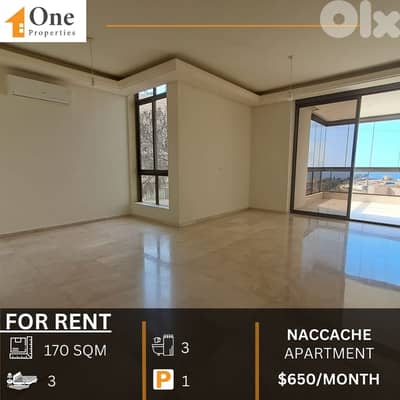 APARTMENT FOR RENT IN NACCACHE