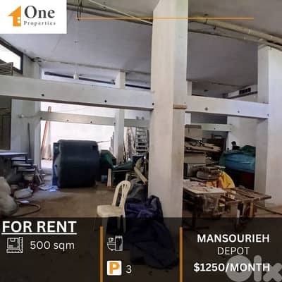 DEPOT FOR RENT IN MANSOURIEH