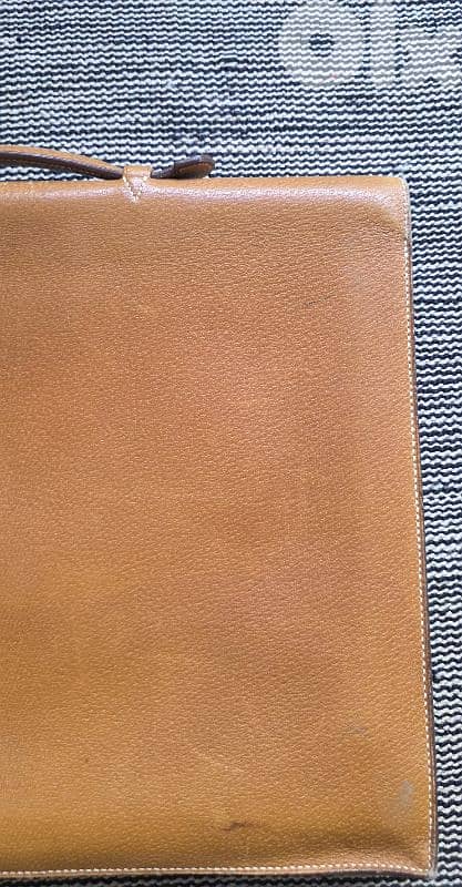 Hermès Sac A Dépêches 41 Cognac Leather Briefase 3