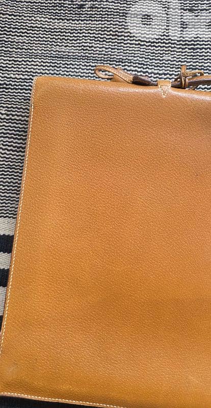 Hermès Sac A Dépêches 41 Cognac Leather Briefase 4