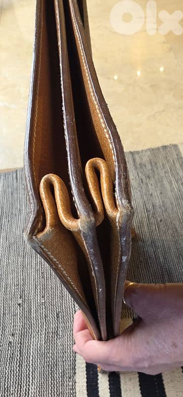Hermès Sac A Dépêches 41 Cognac Leather Briefase 9